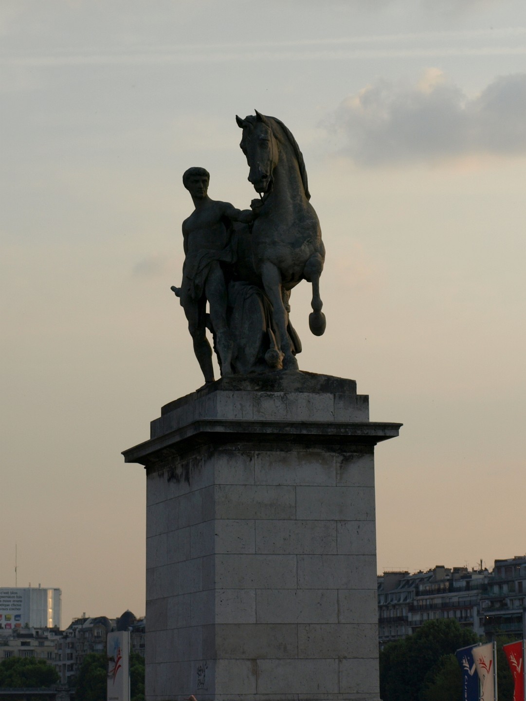Horseman on the Pont D Iena